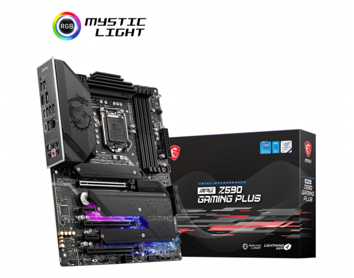 MSI MOTHERBOARD 590 (MPG Z590 GAMING PLUS) (FOR INTEL)